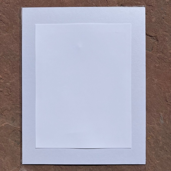 Yellow Daisy Eyes with Heart Third Eye Skull Matted Art Print, NWOT - Picture 4 of 4